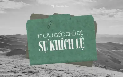 10 câu Kinh Thánh về sự khích lệ